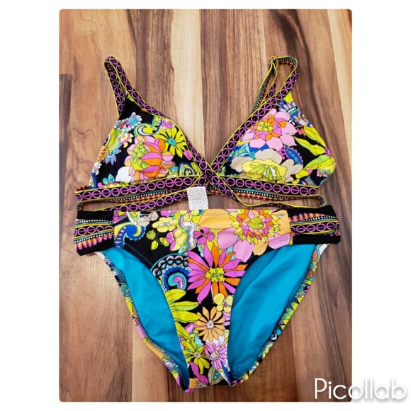 Trina Turk Monaco 2 pc Bikini Swimsuit - Picture 10 of 16